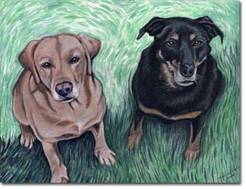 Custom Portrait: Dutch & Jac